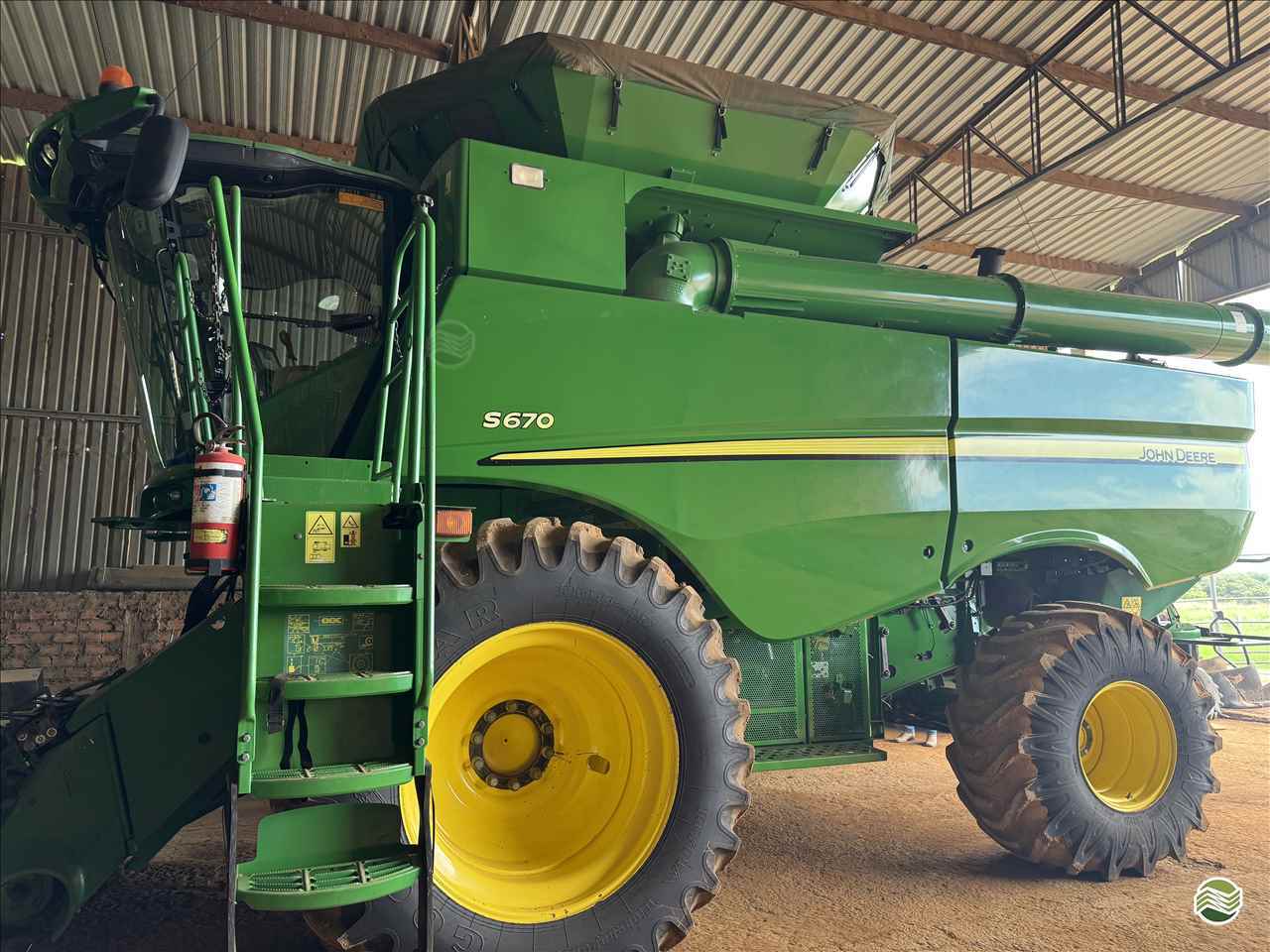 JOHN DEERE S670 de GPS Máquinas