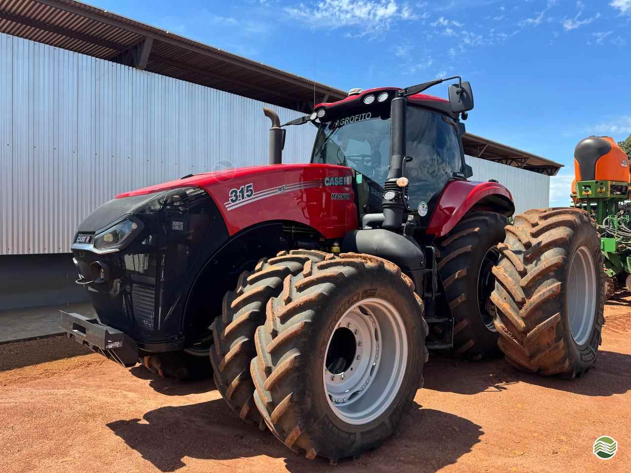 TRATOR CASE MAGNUM 315 Tração 4x4 GPS Máquinas CAMPO VERDE MATO GROSSO MT