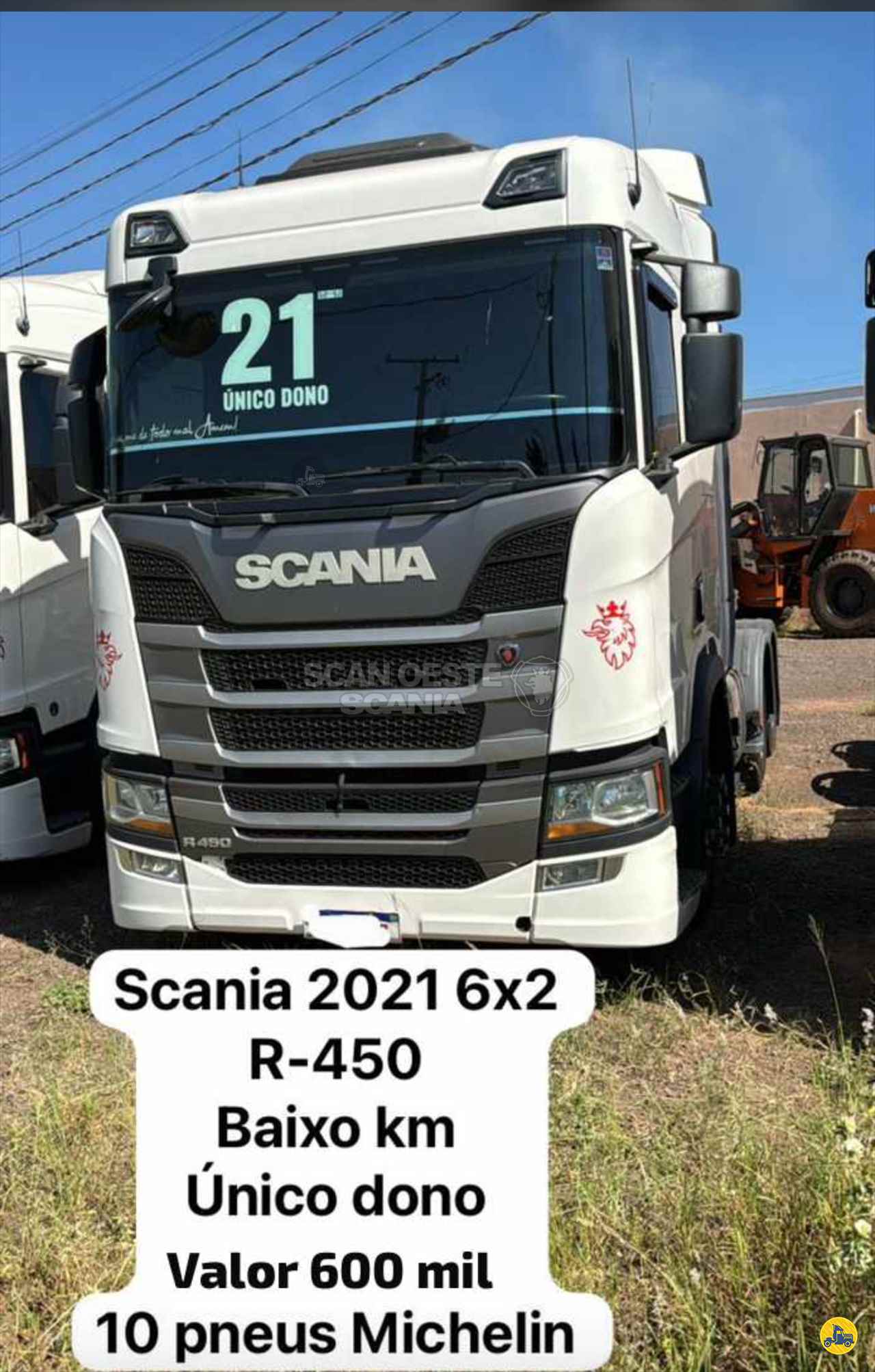 CAMINHAO SCANIA SCANIA R450 Cavalo Mecânico Cavalo 6x2 Scan Oeste OSVALDO CRUZ SÃO PAULO SP