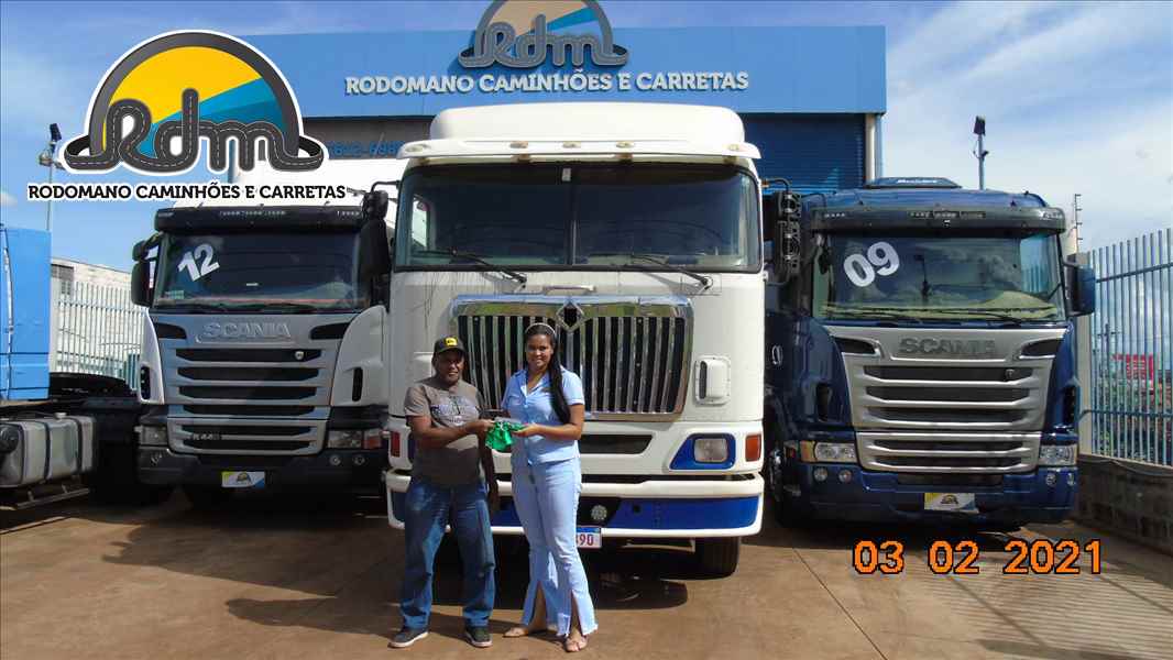 AGRADECEMOS AO CLIENTE VALDIR DE SOUZA, DE LONDRINA - PR, PELA COMPRA DO CAMINHÃO INTERNATIONAL. DESEJAMOS SUCESSO COM SEU PESADO.