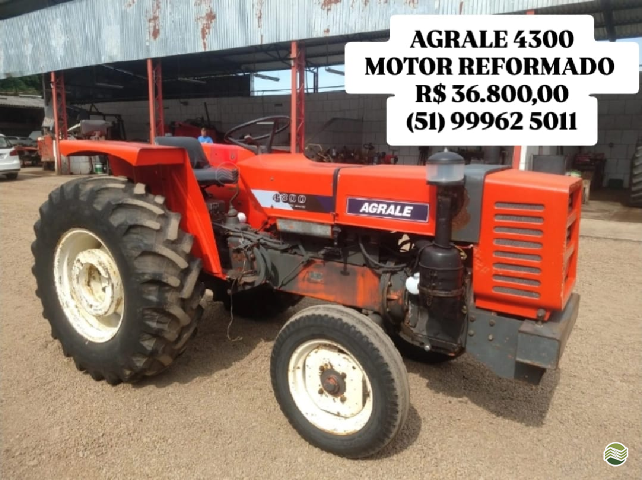 TRATOR AGRALE AGRALE 4300 Tração 4x2 Diegão Tratores PAROBE RIO GRANDE DO SUL RS