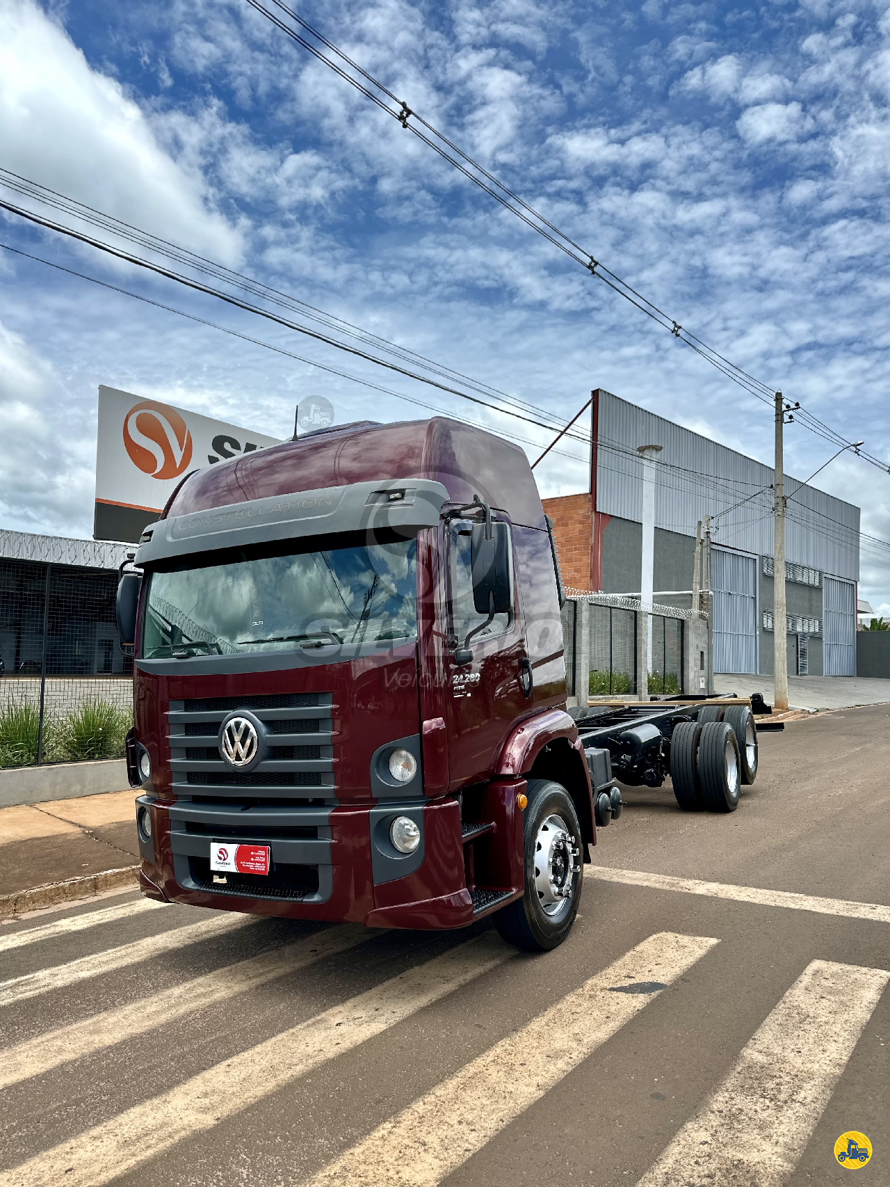 CAMINHAO VOLKSWAGEN VW 24280 Chassis Truck 6x2 Silvério Veículos MONTE ALTO SÃO PAULO SP