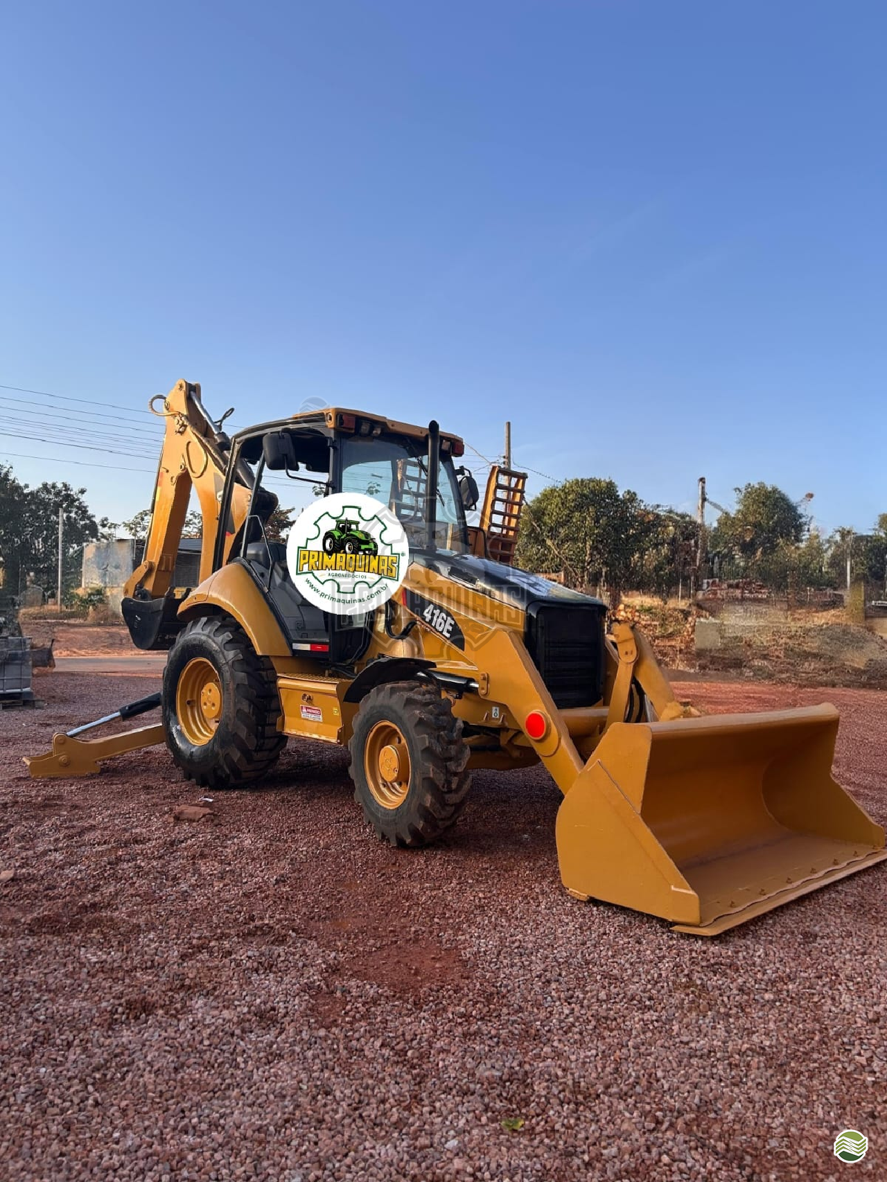 RETRO ESCAVADEIRA CATERPILLAR 416E Tração 4x4 PriMáquinas PRIMAVERA DO LESTE MATO GROSSO MT