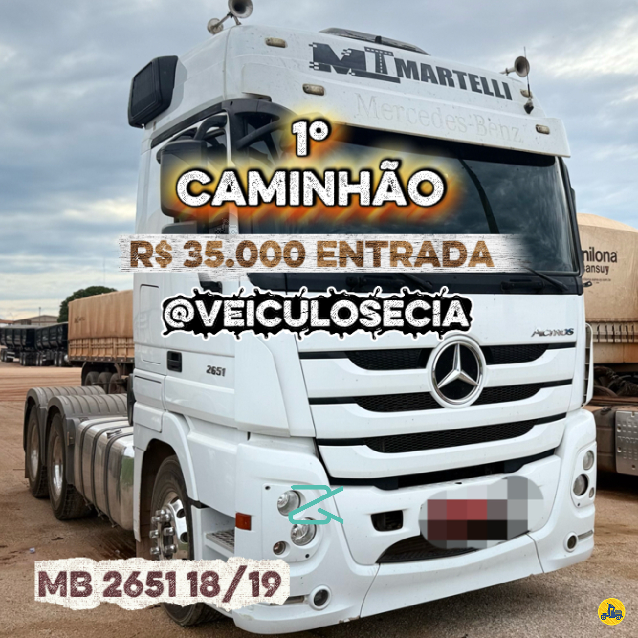 CAMINHAO MERCEDES-BENZ MB 2651 Cavalo Mecânico Cavalo 6x4 Veículos e Cia JACIARA MATO GROSSO MT