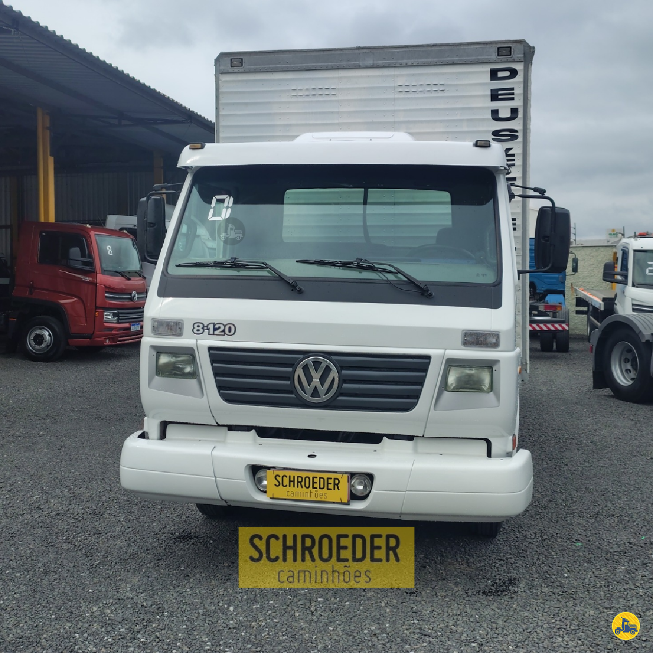 CAMINHAO VOLKSWAGEN VW 8120 Baú Furgão 3/4 4x2 Schroeder Caminhões ITUPORANGA SANTA CATARINA SC