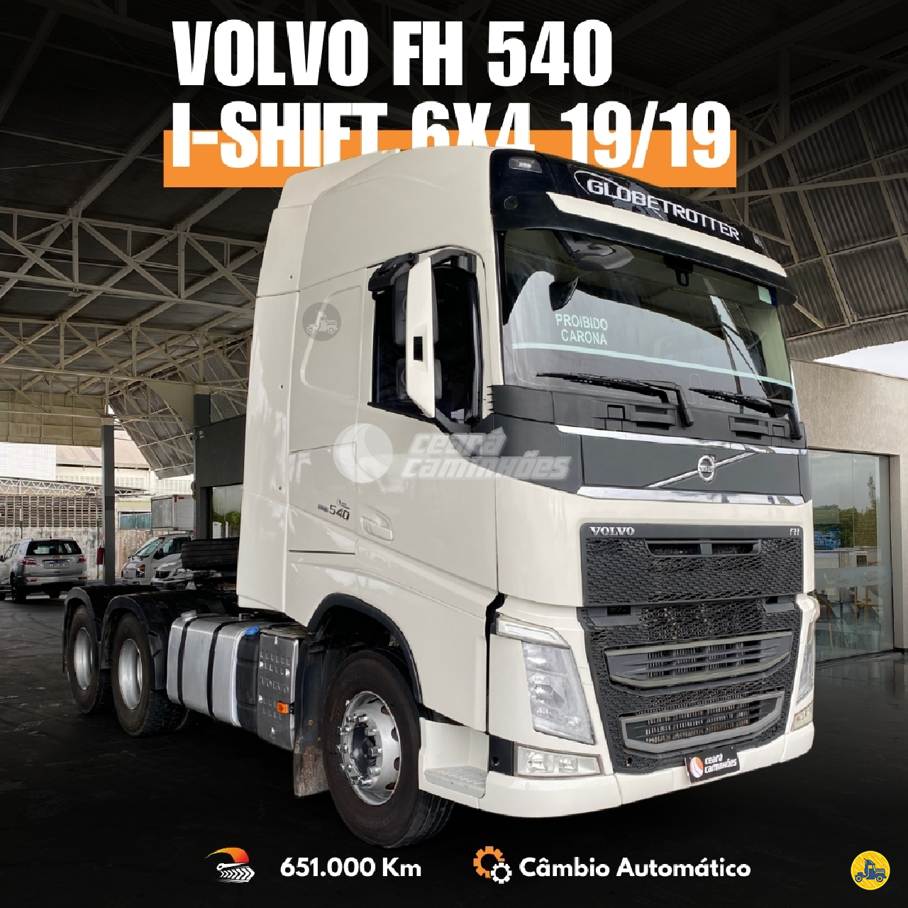 CAMINHAO VOLVO VOLVO FH 540 Cavalo Mecânico Cavalo 6x4 Ceará Caminhões FORTALEZA CEARÁ CE
