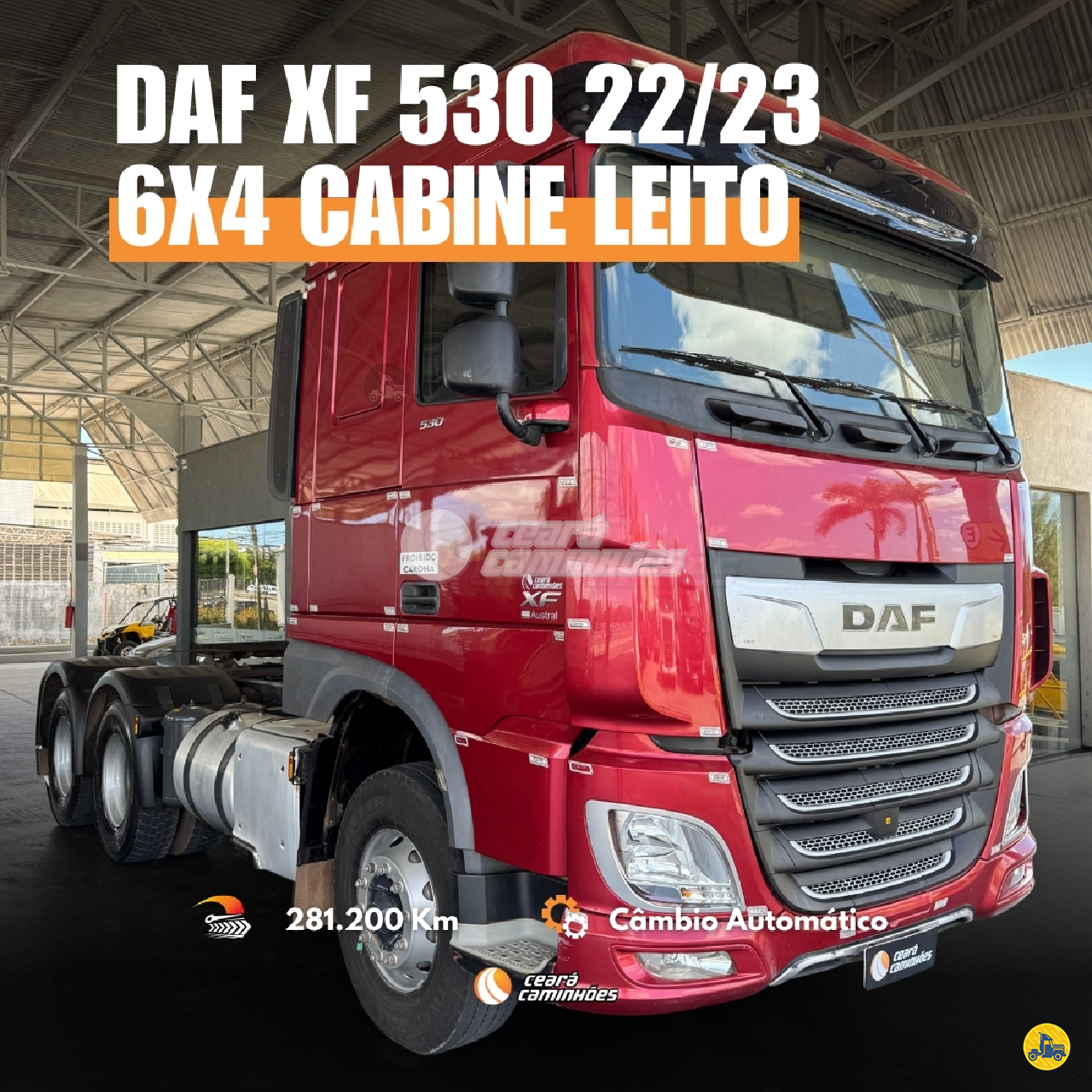 CAMINHAO DAF DAF XF FTT 530 Cavalo Mecânico Cavalo 6x4 Ceará Caminhões FORTALEZA CEARÁ CE