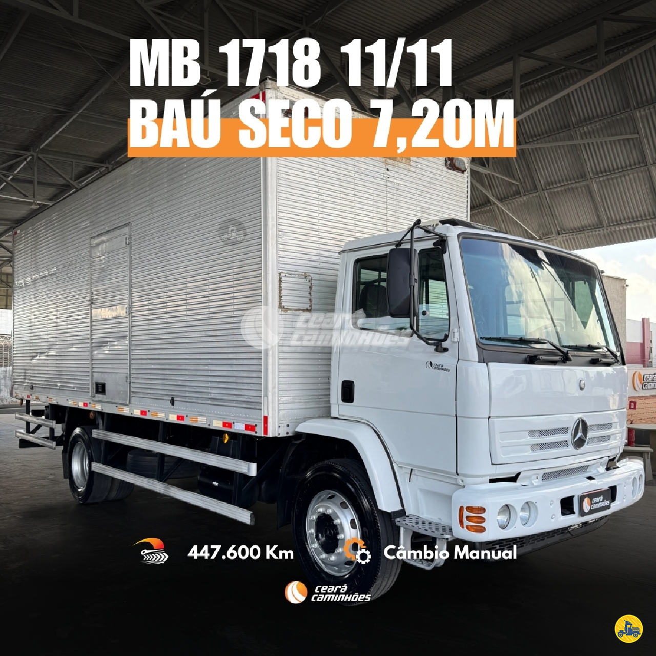 CAMINHAO MERCEDES-BENZ MB 1718 Baú Furgão Toco 4x2 Ceará Caminhões FORTALEZA CEARÁ CE