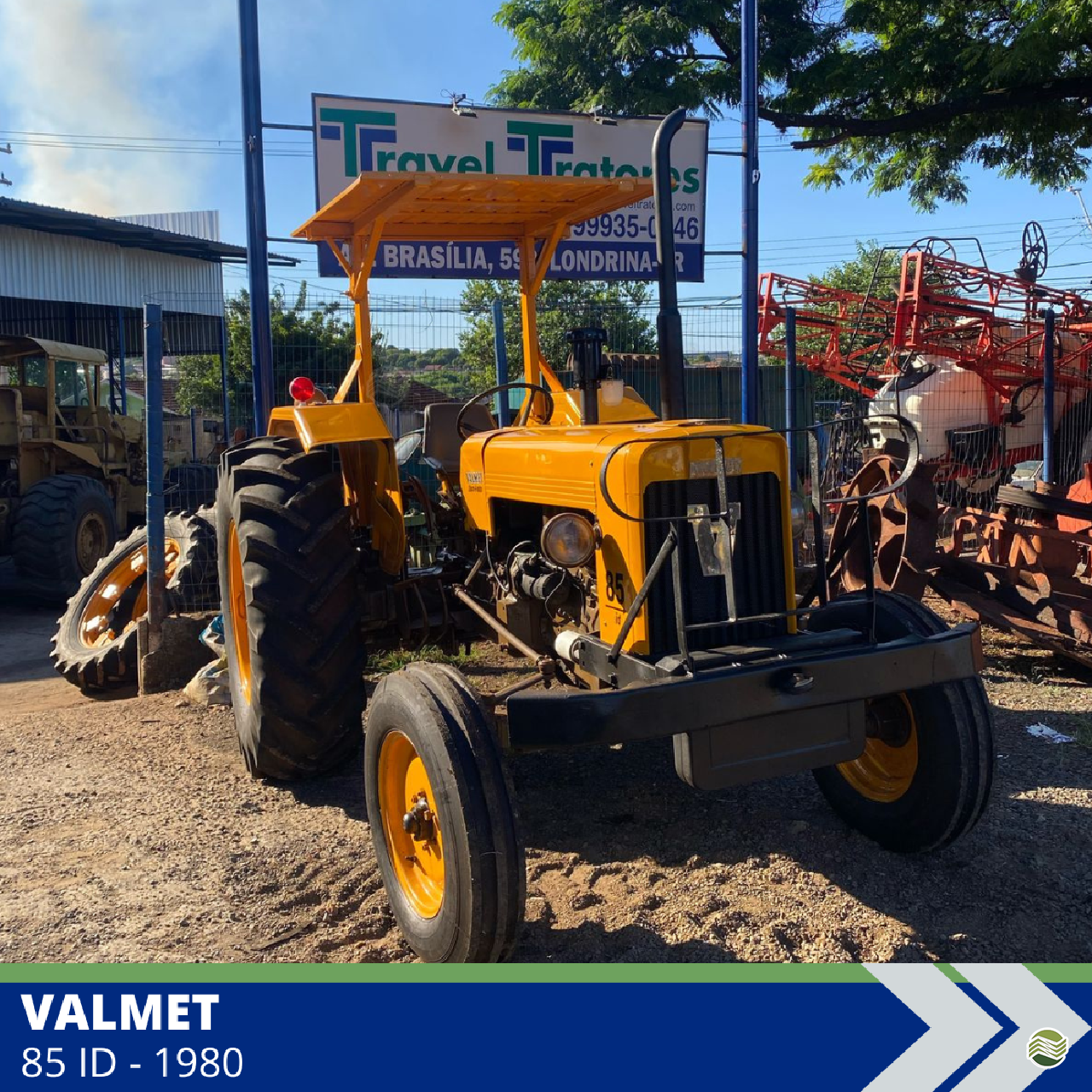 TRATOR VALMET VALMET 85 Tração 4x2 Travel Máquinas Agrícolas LONDRINA PARANÁ PR