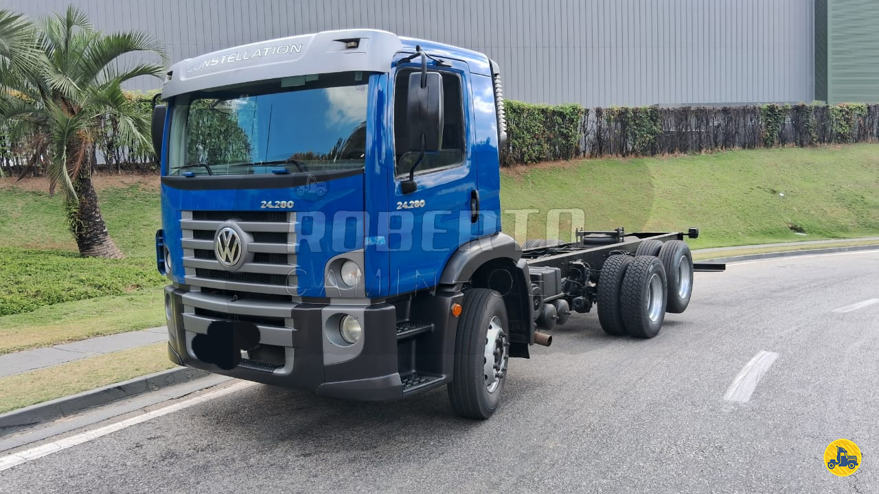 CAMINHAO VOLKSWAGEN VW 24280 Chassis Truck 6x2 Roberto Caminhões e Máquinas CONTAGEM MINAS GERAIS MG