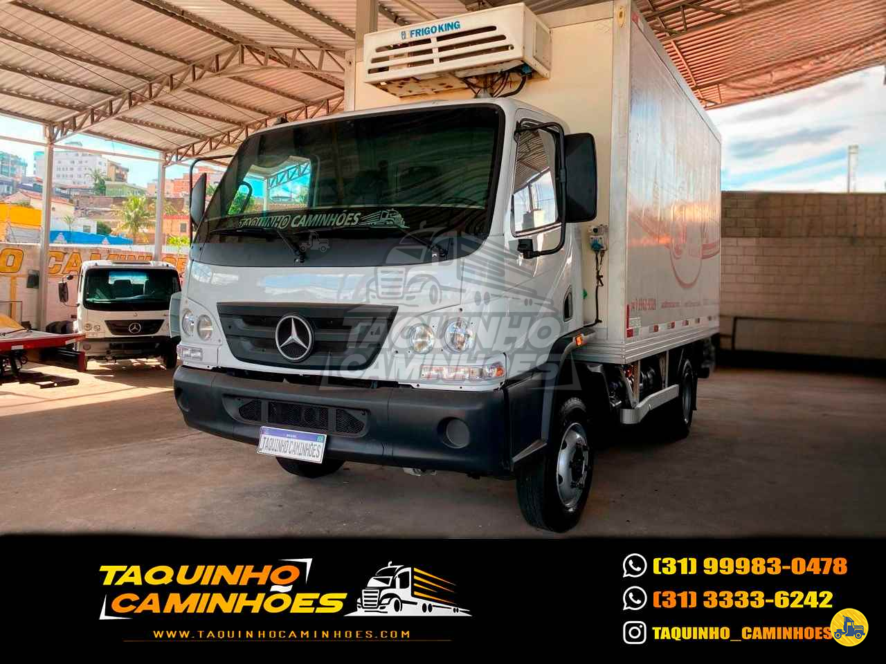 CAMINHAO MERCEDES-BENZ MB 815 Baú Frigorífico 3/4 4x2 Taquinho Caminhões CONTAGEM MINAS GERAIS MG