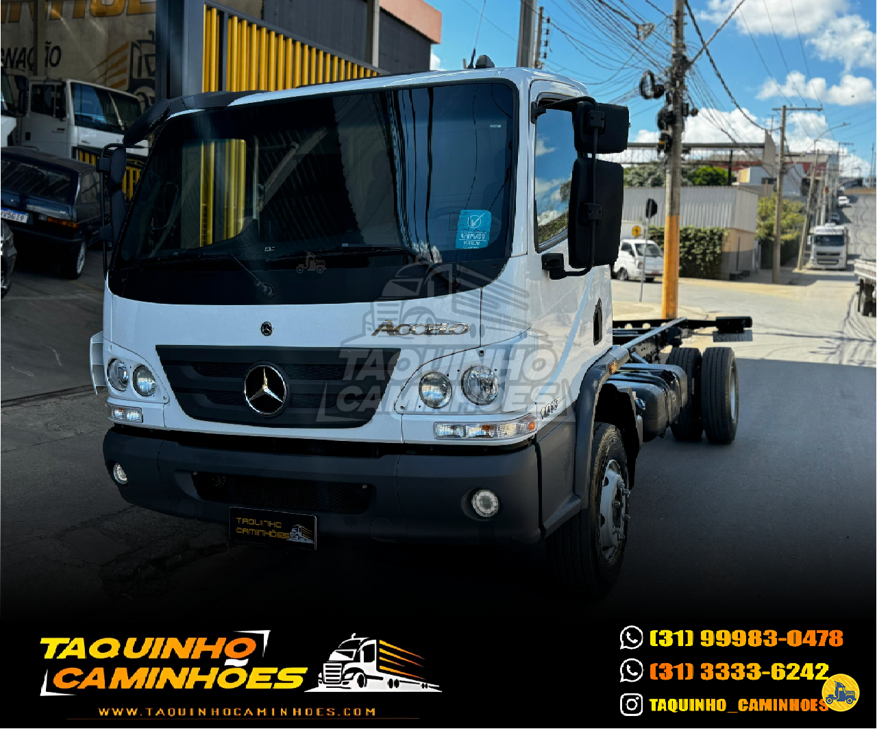 CAMINHAO MERCEDES-BENZ MB 1017 Chassis 3/4 4x2 Taquinho Caminhões CONTAGEM MINAS GERAIS MG