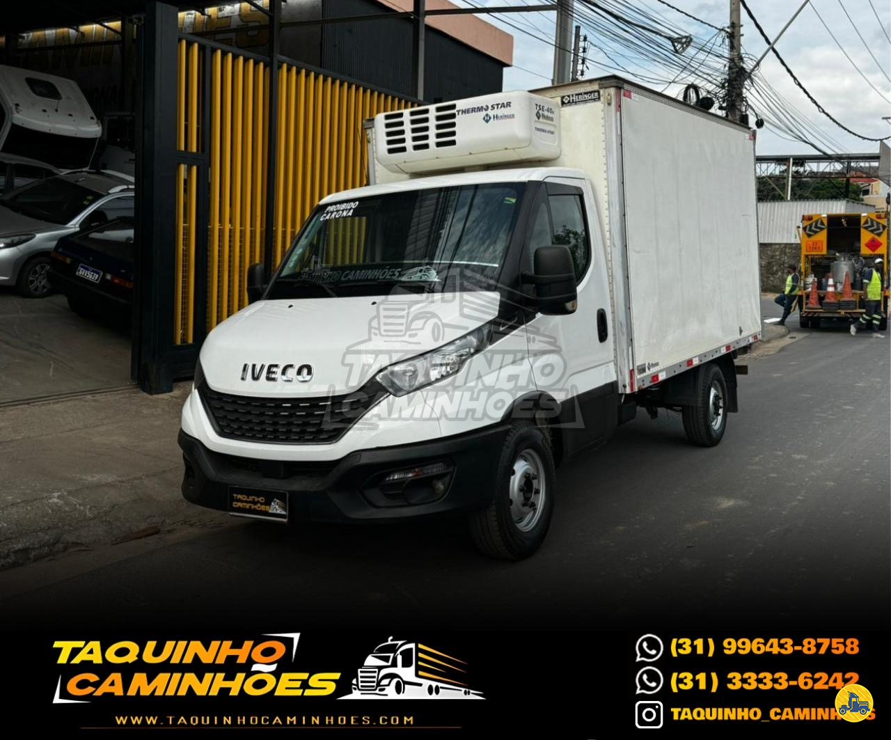 CAMINHAO IVECO DAILY 35-150 Baú Gancheiro 3/4 4x2 Taquinho Caminhões CONTAGEM MINAS GERAIS MG