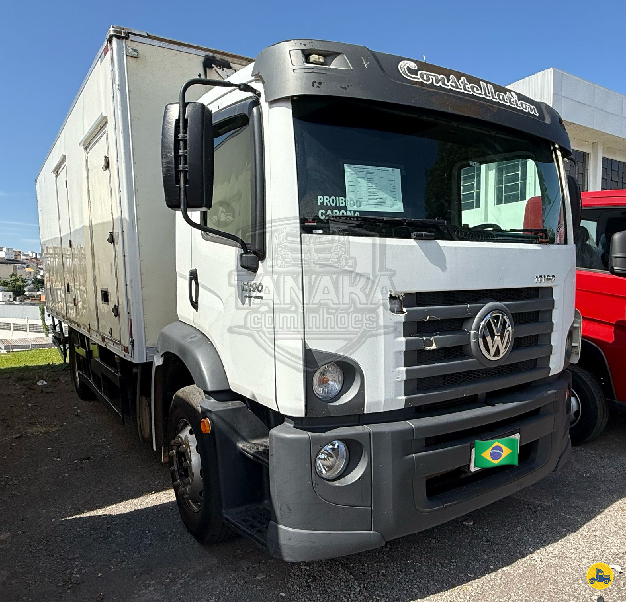 CAMINHAO VOLKSWAGEN VW 17190 Baú Furgão Toco 4x2 Tanaka Caminhões MONTES CLAROS MINAS GERAIS MG