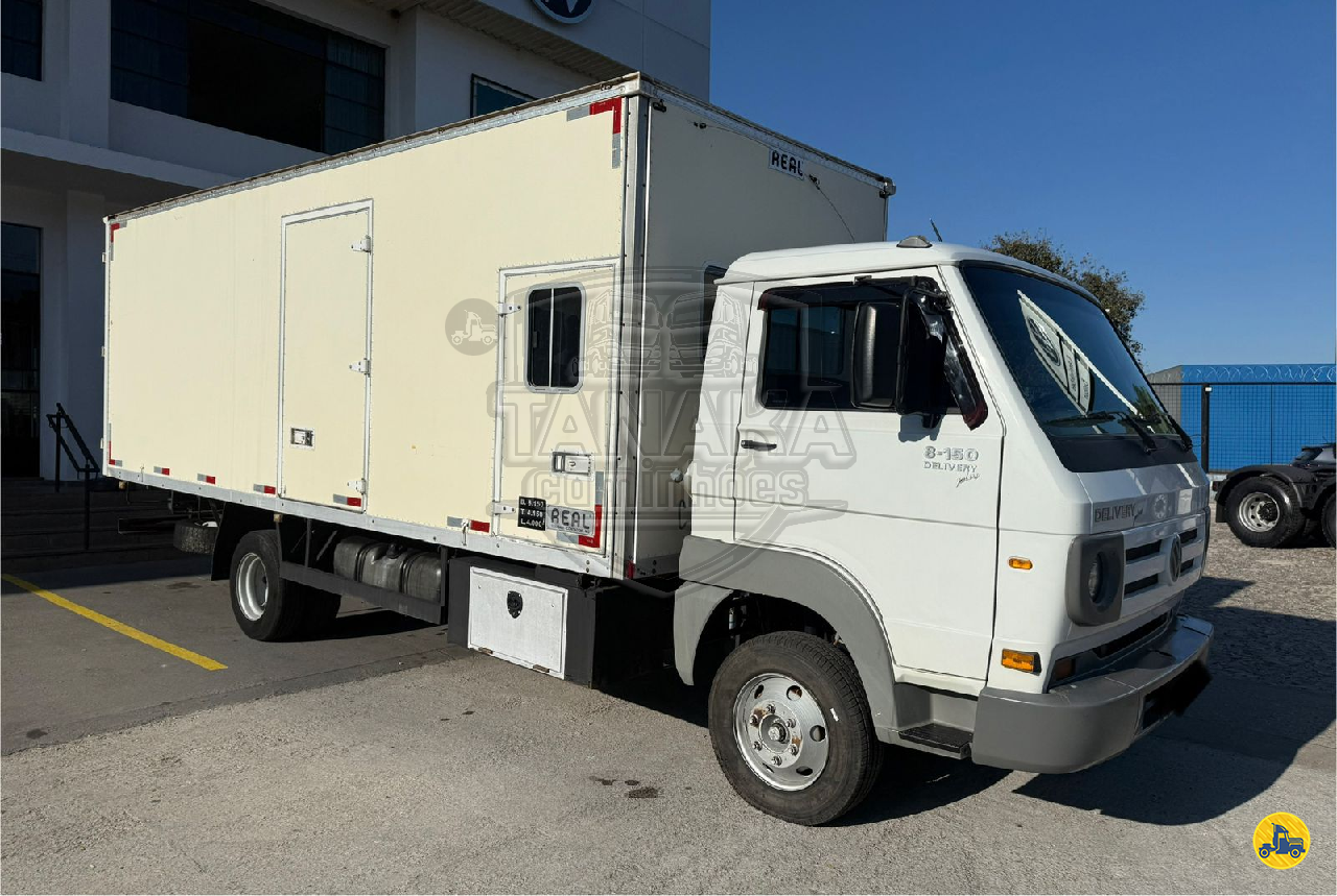 CAMINHAO VOLKSWAGEN VW 8150 Baú Furgão 3/4 4x2 Tanaka Caminhões MONTES CLAROS MINAS GERAIS MG