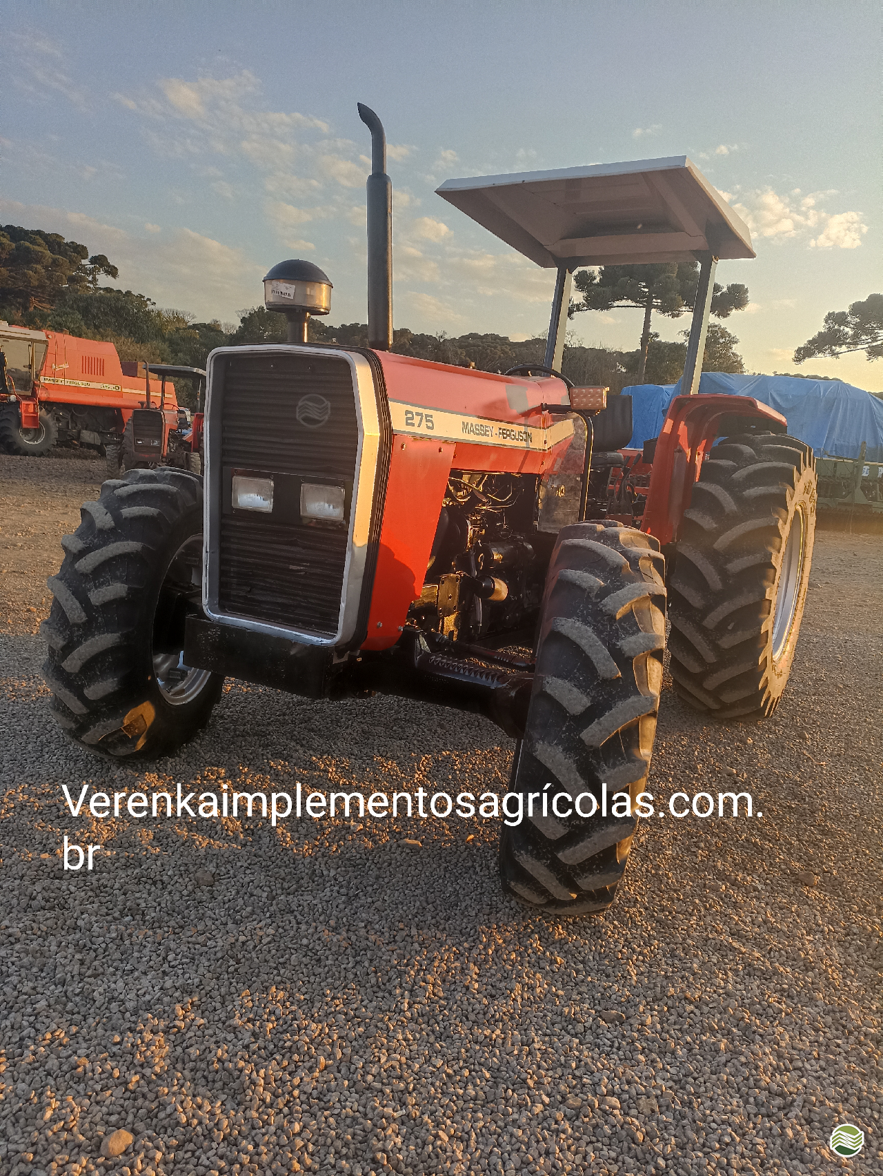 TRATOR MASSEY FERGUSON MF 275 Tração 4x4 Verenka Implementos Agrícolas  TURVO PARANÁ PR