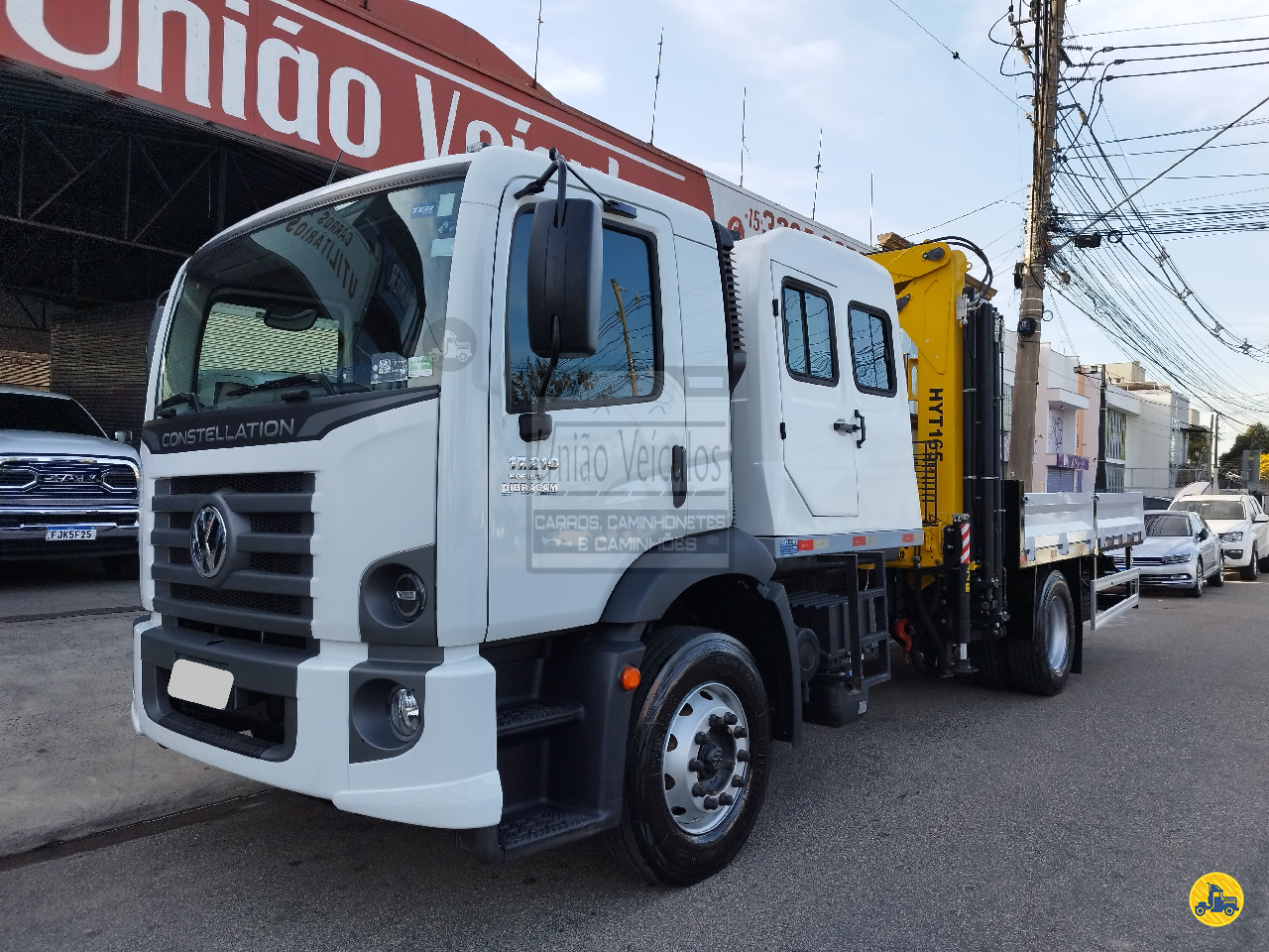 CAMINHAO VOLKSWAGEN VW 17210 Munck Toco 4x2 União Veículos SOROCABA SÃO PAULO SP
