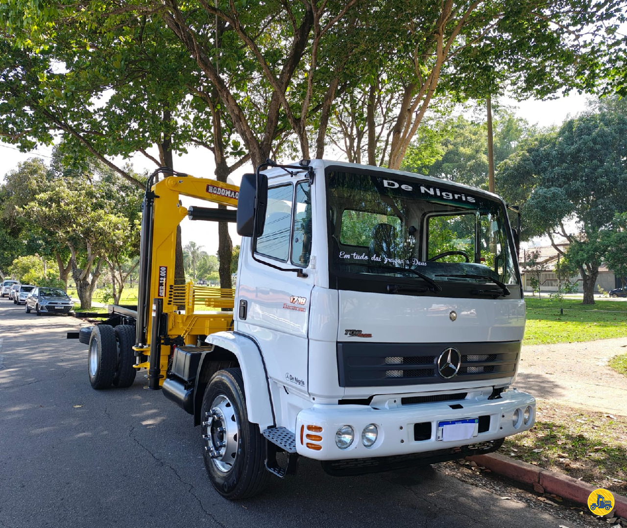 CAMINHAO MERCEDES-BENZ MB 1718 Munck Toco 4x2 Carvalho Transportes SAO JOSE DOS CAMPOS SÃO PAULO SP