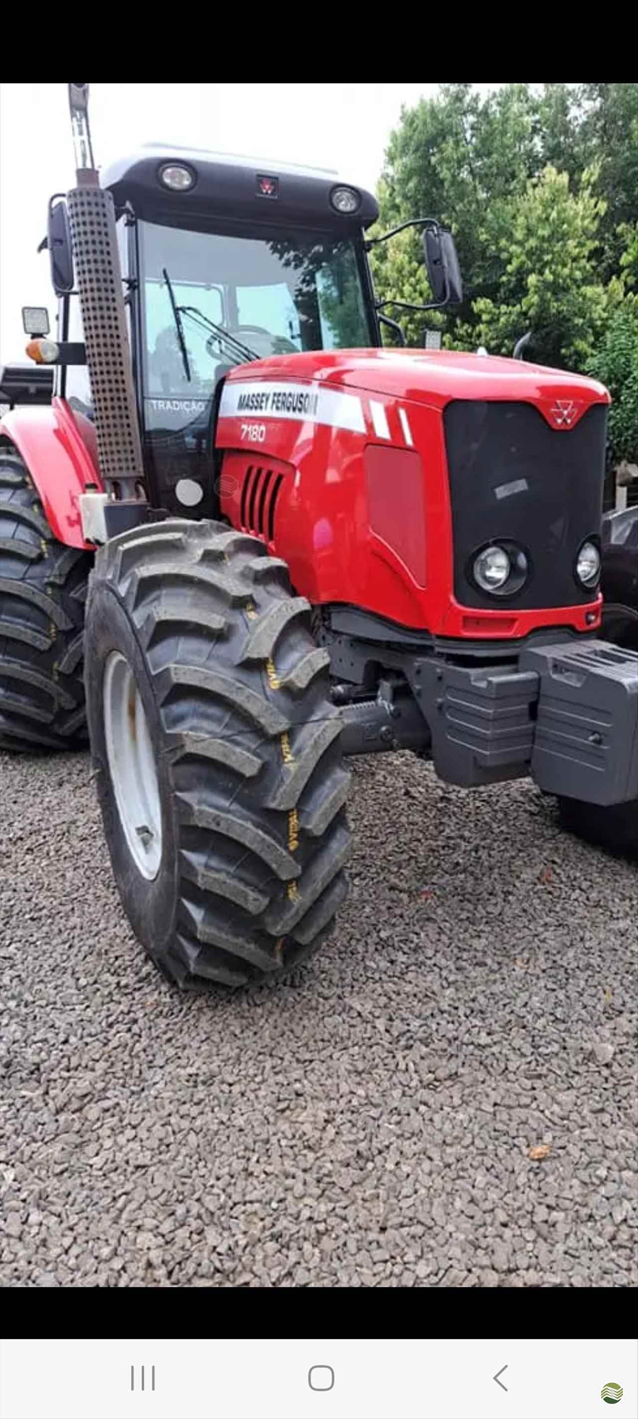 TRATOR MASSEY FERGUSON MF 7180 Tração 4x4 Leobett Tratores CAMPINA DAS MISSOES RIO GRANDE DO SUL RS