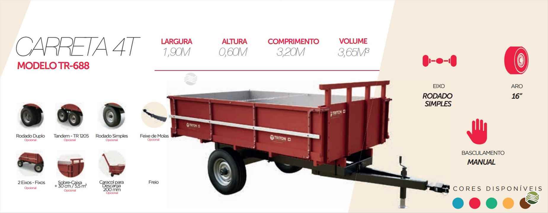 IMPLEMENTOS AGRICOLAS CARRETA AGRÍCOLA CARRETA CARROCERIA Agropec Implementos Agrícolas CRUZ MACHADO PARANÁ PR