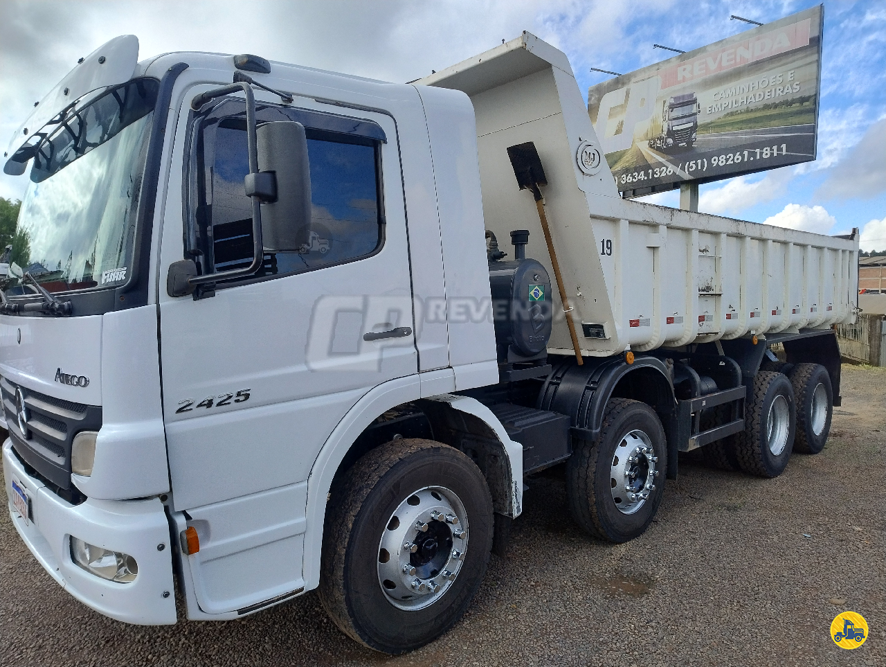 CAMINHAO MERCEDES-BENZ MB 2425 Caçamba Basculante BiTruck 8x2 CP Revenda BOM PRINCIPIO RIO GRANDE DO SUL RS