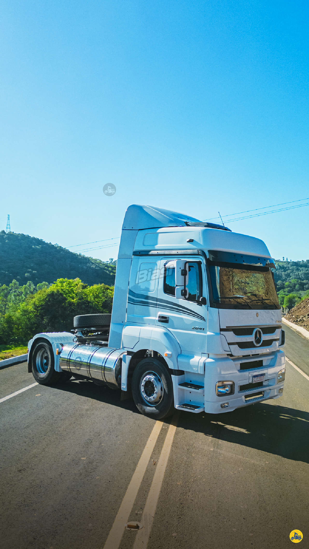 CAMINHAO MERCEDES-BENZ MB 2041 Cavalo Mecânico Cavalo 4x2 Biasi Implementos Rodoviarios CAIBI SANTA CATARINA SC