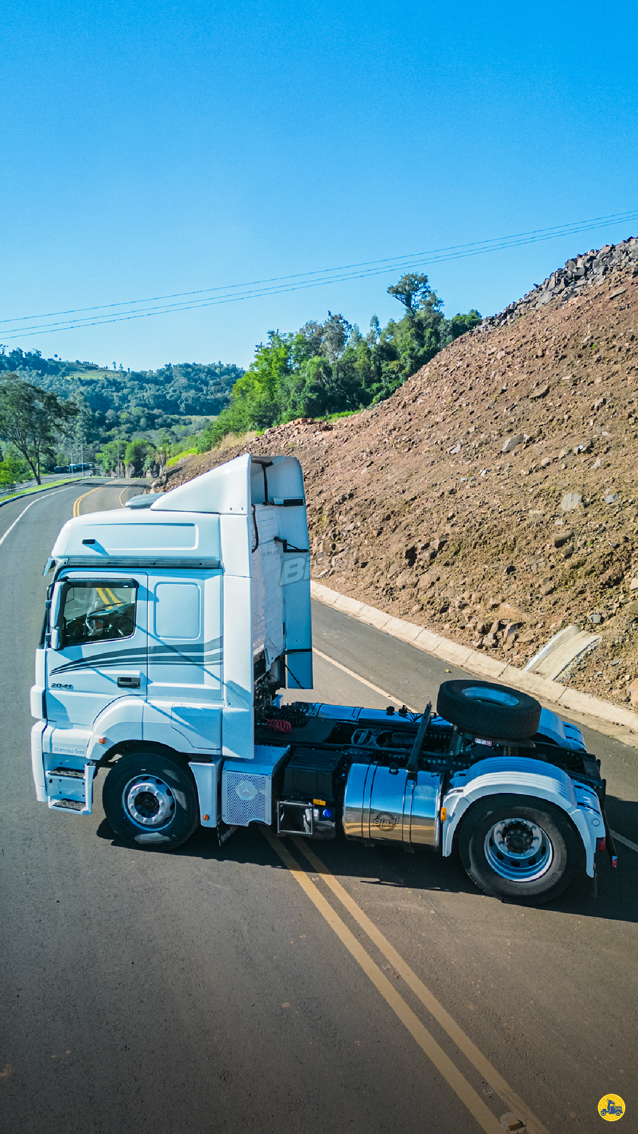 CAMINHAO MERCEDES-BENZ MB 2041 Cavalo Mecânico Cavalo 4x2 Biasi Implementos Rodoviarios CAIBI SANTA CATARINA SC