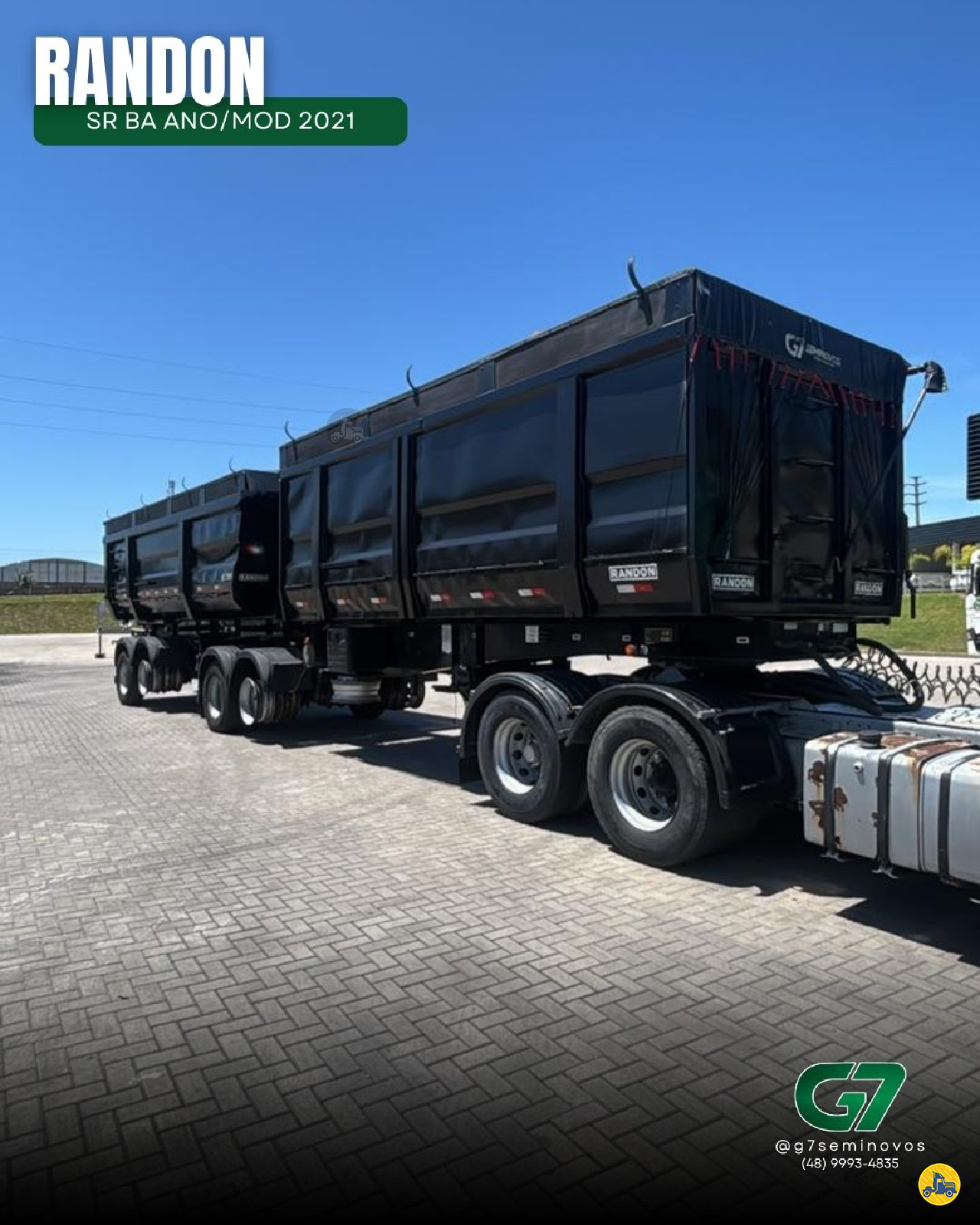 CARRETA BITREM BASCULANTE G7 Seminovos TUBARAO SANTA CATARINA SC