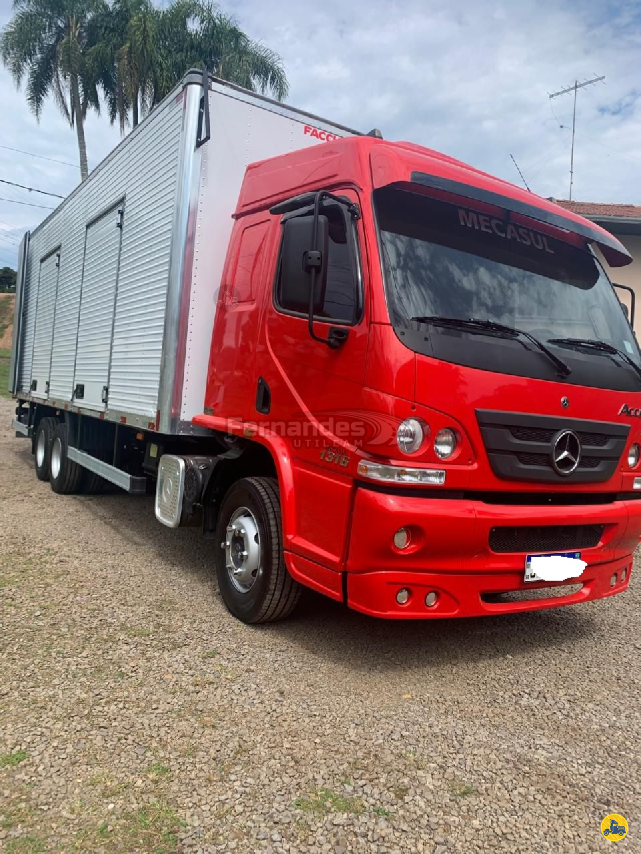 CAMINHAO MERCEDES-BENZ MB 1316 Baú Furgão 3/4 6x2 Fernandes UtilCam PORTO ALEGRE RIO GRANDE DO SUL RS