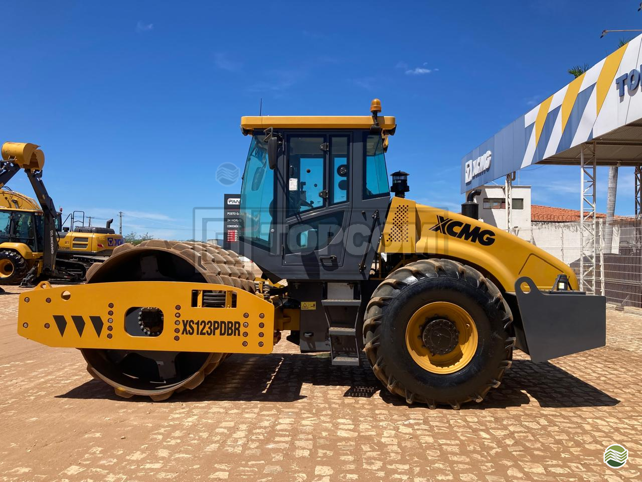 ROLO COMPACTADOR XCMG XE123PDBR Topcom Máquinas - XCMG MOSSORO RIO GRANDE DO NORTE RN