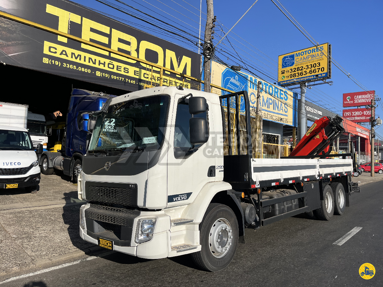 CAMINHAO VOLVO VOLVO VM 290 Munck Truck 6x2 Tebom Caminhões CAMPINAS SÃO PAULO SP