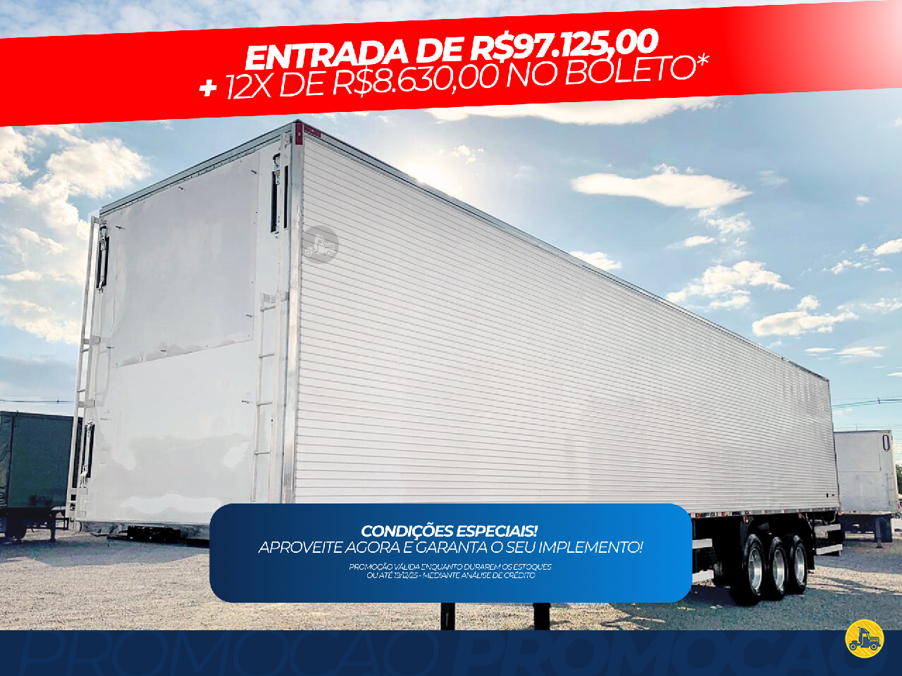 CARRETA SEMI-REBOQUE FRIGORIFICO Bortoloto Implementos - Ibiporã MARINGA PARANÁ PR