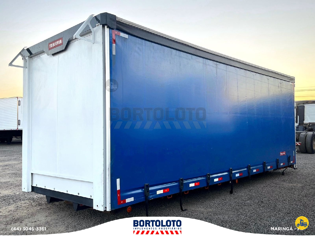 CARROCERIA SOBRE CHASSI  TRUCK BAU SIDER Bortoloto Implementos - Ibiporã MARINGA PARANÁ PR