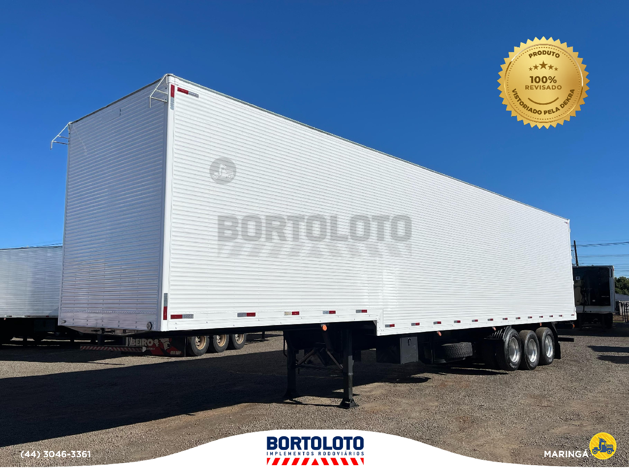 CARRETA SEMI-REBOQUE BAU FURGÃO Bortoloto Implementos - Ibiporã MARINGA PARANÁ PR