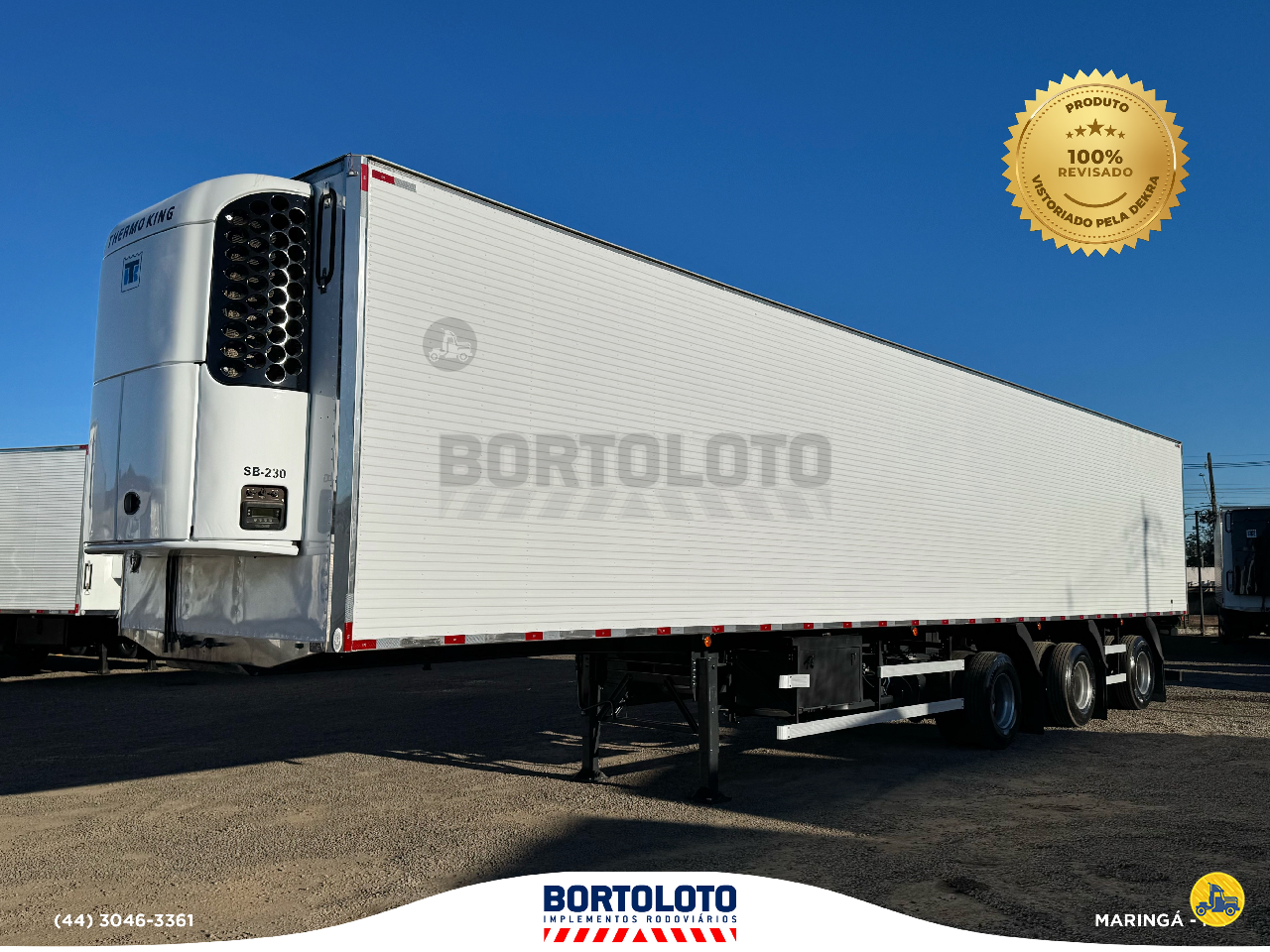 CARRETA SEMI-REBOQUE FRIGORIFICO Bortoloto Implementos - Ibiporã MARINGA PARANÁ PR