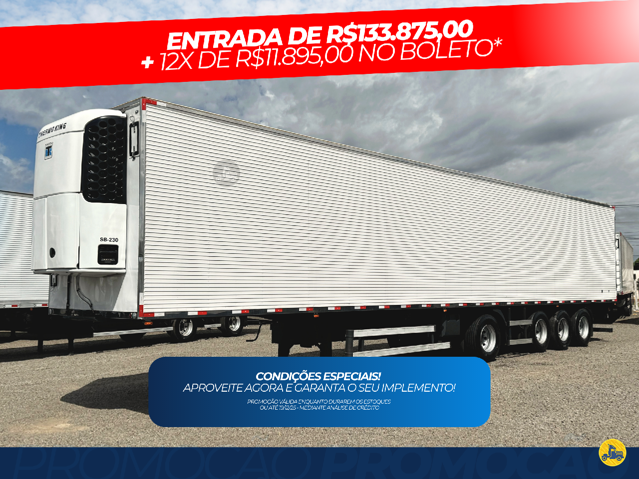 CARRETA SEMI-REBOQUE FRIGORIFICO Bortoloto Implementos - Ibiporã MARINGA PARANÁ PR