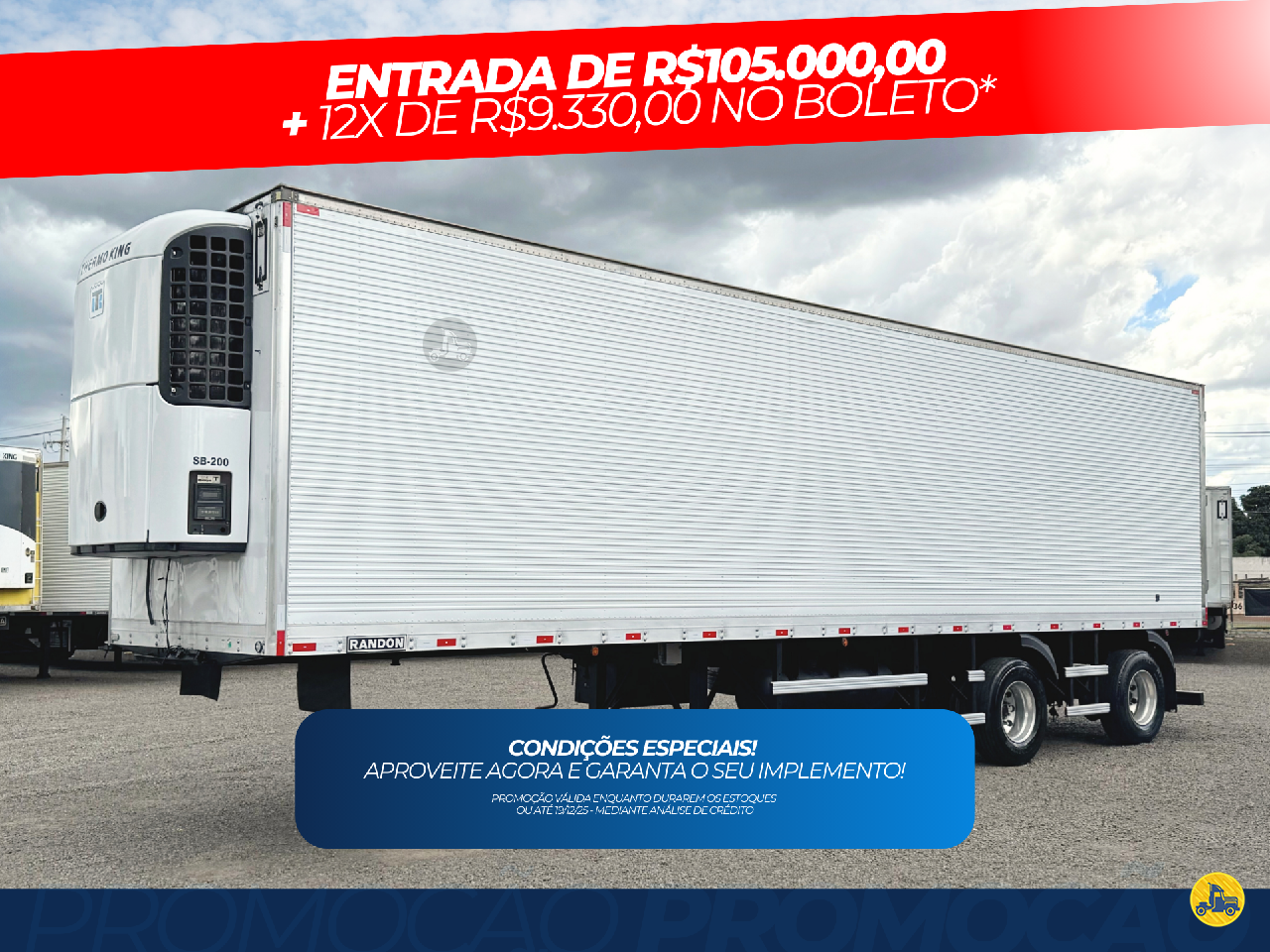 CARRETA SEMI-REBOQUE FRIGORIFICO Bortoloto Implementos - Ibiporã MARINGA PARANÁ PR