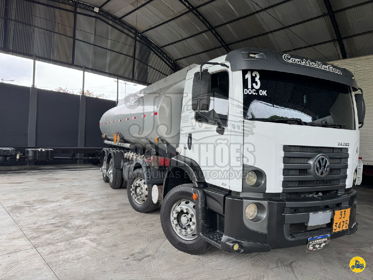 CAMINHAO VOLKSWAGEN VW 24280 Tanque Aço BiTruck 8x2 JJ Caminhões Máquinas e Automóveis CACHOEIRAS DE MACACU RIO DE JANEIRO RJ