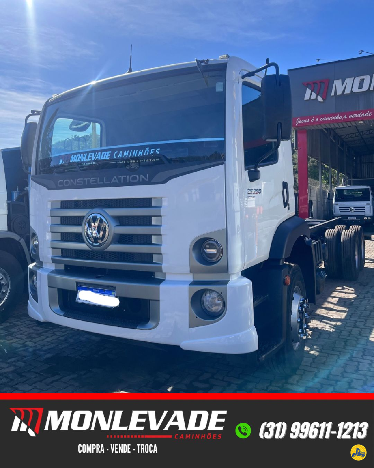 CAMINHAO VOLKSWAGEN VW 26260 Chassis Truck 6x2 Monlevade Caminhões JOAO MONLEVADE MINAS GERAIS MG