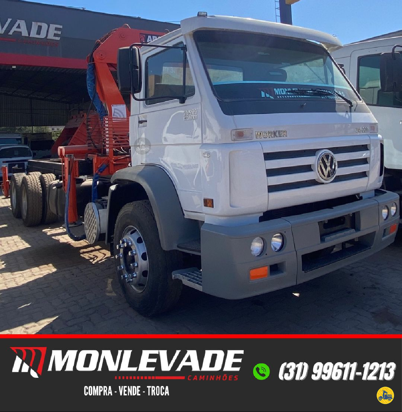 CAMINHAO VOLKSWAGEN VW 23220 Chassis Truck 6x2 Monlevade Caminhões JOAO MONLEVADE MINAS GERAIS MG