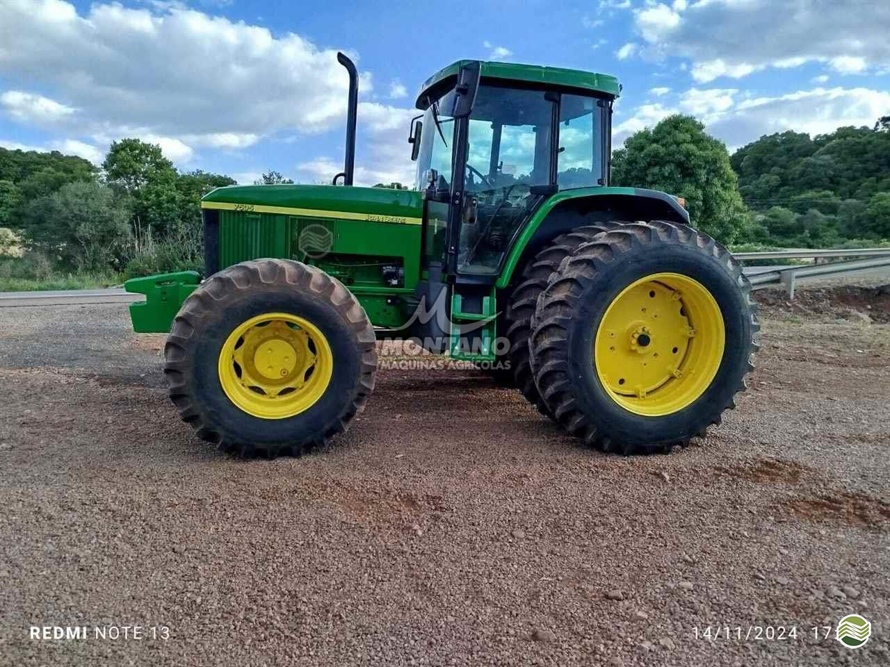 TRATOR JOHN DEERE JOHN DEERE 7505 Tração 4x4 Montano Máquinas Agrícolas LAGOA VERMELHA RIO GRANDE DO SUL RS