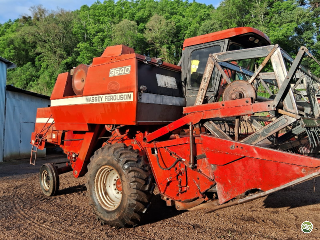 COLHEITADEIRA MASSEY FERGUSON MF 3640 Montano Máquinas Agrícolas LAGOA VERMELHA RIO GRANDE DO SUL RS