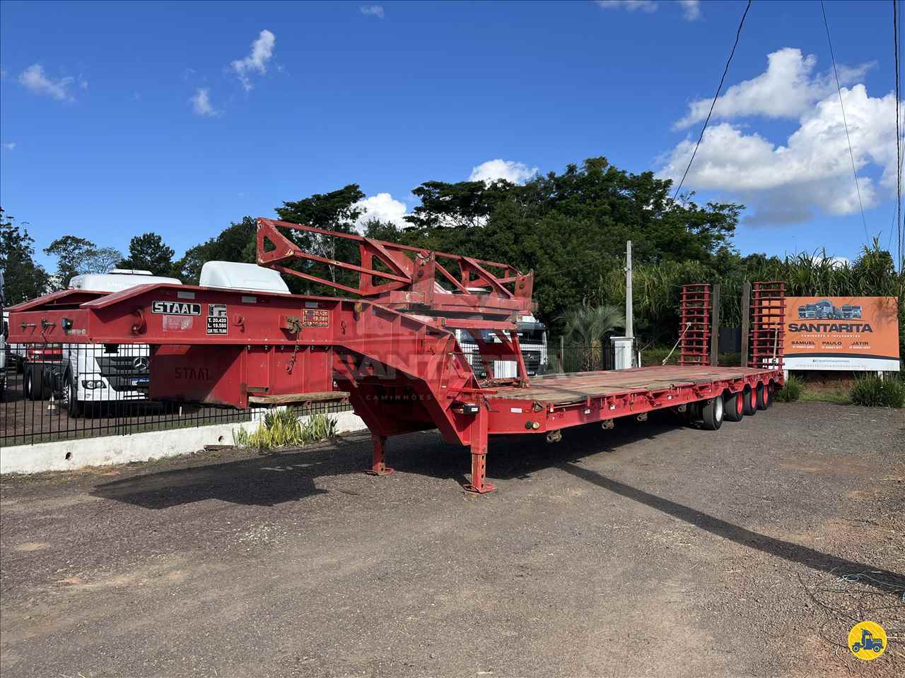 CARRETA SEMI-REBOQUE PRANCHA Rebaixada Santa Rita Caminhões FAZENDA VILANOVA RIO GRANDE DO SUL RS