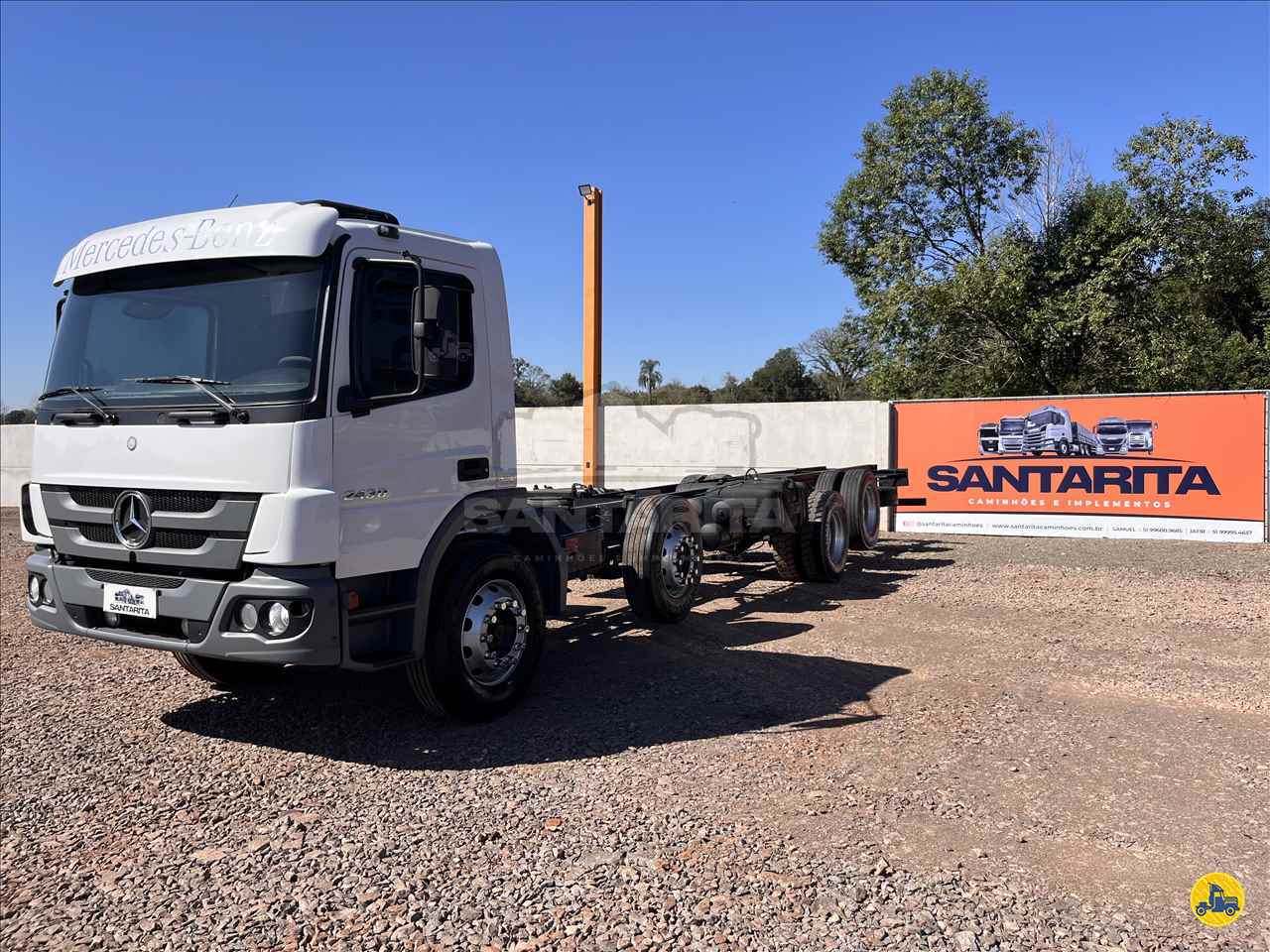 CAMINHAO MERCEDES-BENZ MB 2430 Chassis BiTruck 8x2 Santa Rita Caminhões FAZENDA VILANOVA RIO GRANDE DO SUL RS