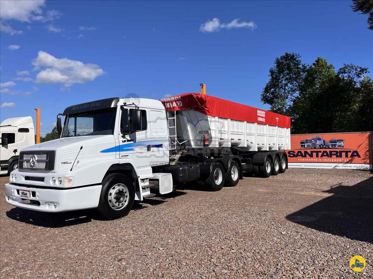 CAMINHAO MERCEDES-BENZ MB 1634 Caçamba Basculante Cavalo 6x2 Santa Rita Caminhões FAZENDA VILANOVA RIO GRANDE DO SUL RS