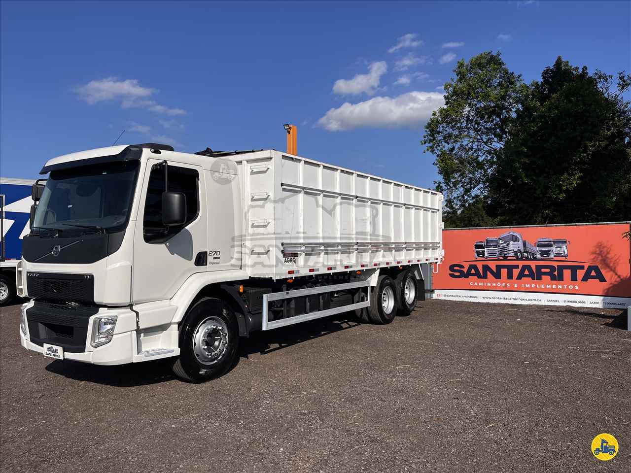 CAMINHAO VOLVO VOLVO VM 270 Caçamba Basculante Truck 6x2 Santa Rita Caminhões FAZENDA VILANOVA RIO GRANDE DO SUL RS