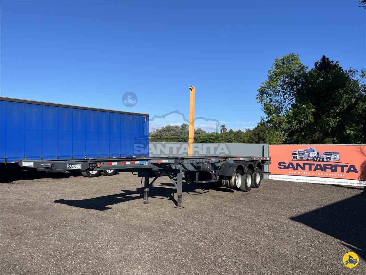 CARRETA SEMI-REBOQUE PORTA-CONTAINER Santa Rita Caminhões FAZENDA VILANOVA RIO GRANDE DO SUL RS