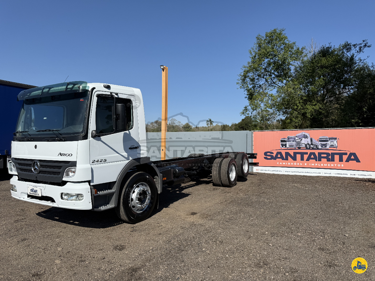 CAMINHAO MERCEDES-BENZ MB 2425 Chassis Truck 6x2 Santa Rita Caminhões FAZENDA VILANOVA RIO GRANDE DO SUL RS