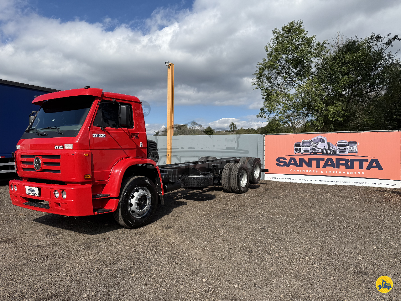 CAMINHAO VOLKSWAGEN VW 23220 Chassis Truck 6x2 Santa Rita Caminhões FAZENDA VILANOVA RIO GRANDE DO SUL RS