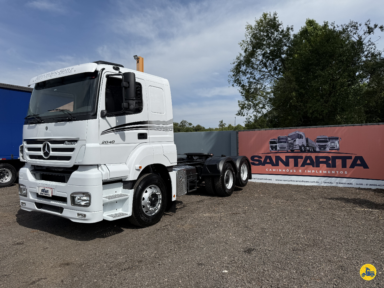 CAMINHAO MERCEDES-BENZ MB 2040 Cavalo Mecânico Cavalo 6x2 Santa Rita Caminhões FAZENDA VILANOVA RIO GRANDE DO SUL RS